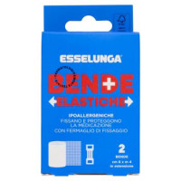 Esselunga Bende elastiche cm 6 x m 4 in estensione 2 pz