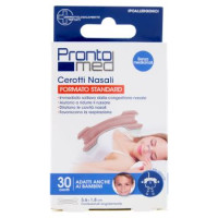 Prontomed Cerotti Nasali Formato Standard 5,6 x 1,8 cm 30 pz