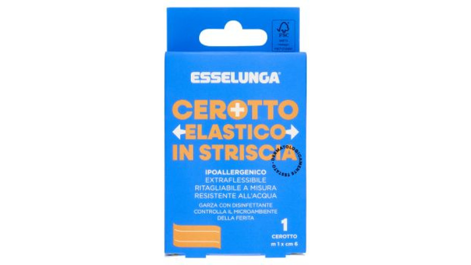 Esselunga Cerotto elastico in striscia m 1 x cm 6 1 pz