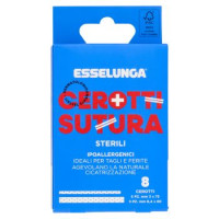 Esselunga Cerotti sutura sterili 8 pz
