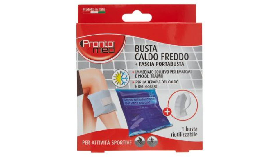 Prontomed Busta caldo freddo + fascia portabusta 1 busta riutilizzabile