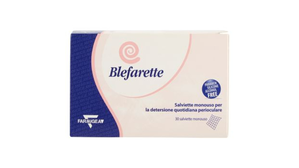 Farmigea Blefarette Salviette monouso per la detersione quotidiana perioculare 30 pz