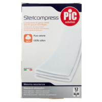 Pic solution Stericompress Compresse di garza sterili 36x40 cm 12 pz