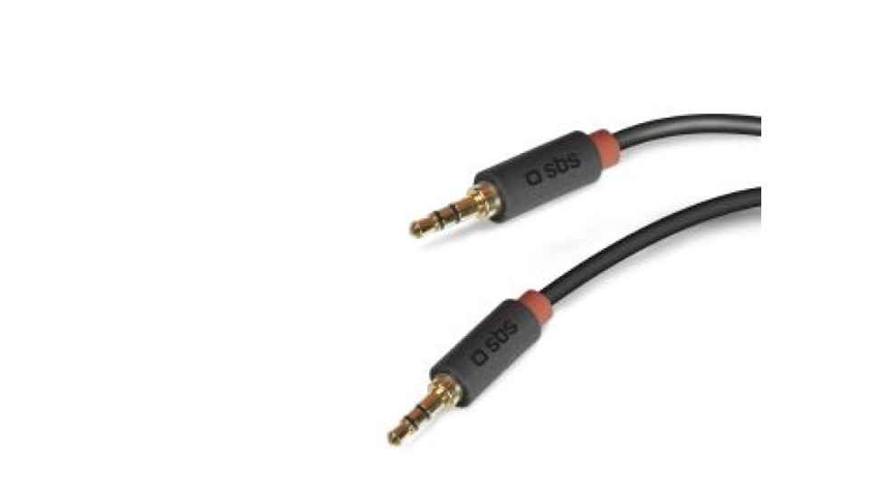 SBS, Cavo Jack 3,5 mm / Jack 3,5 mm, 1 pezzo