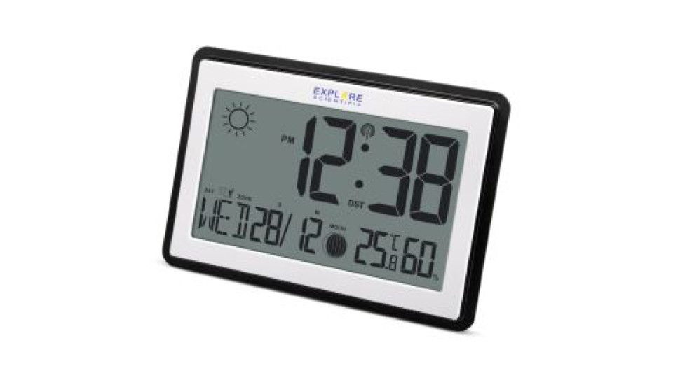 Orologio da parete o da tavolo radio-controllato con previsioni meteo ¿ RDC8002