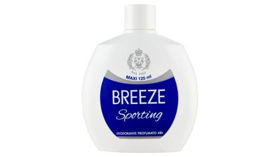 Breeze Sporting Deodorante Profumato 48h 125 mL