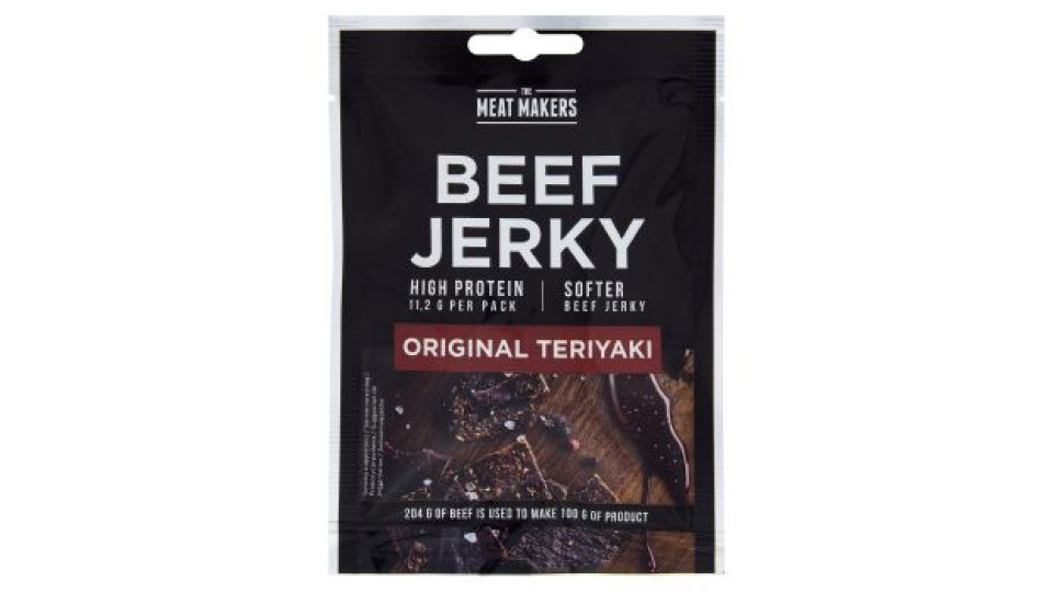 The Meat Makers Beef Jerky Original Teriyaki 25 g