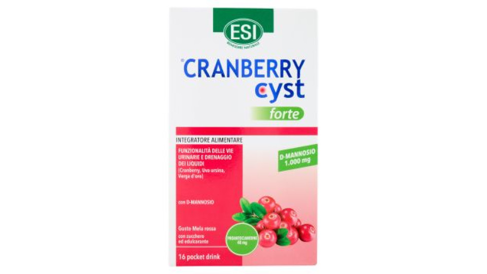 ESI Cranberry Cyst forte pocket drink 16 x 20 ml