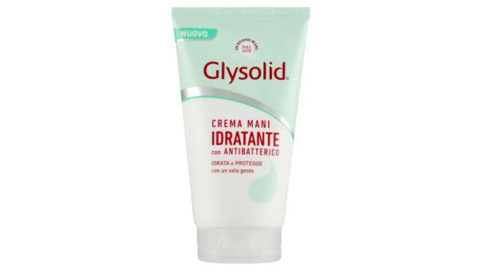 Glysolid Crema Mani Idratante con Antibatterico 75 ml