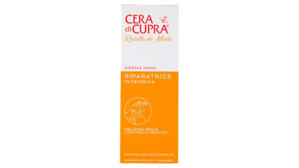 Cera di Cupra Ricette di Miele Crema Mani Riparatrice Intensiva 75 ml