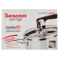 Barazzoni Cucino IO Pentola a pressione Ø cm 22 Litri 5