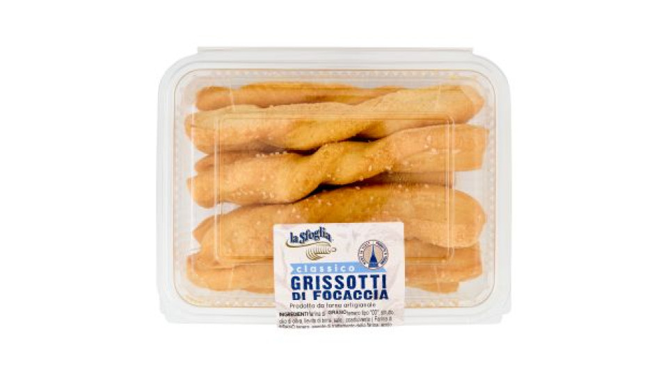 la Sfoglia classico Grissotti di Focaccia 180 g