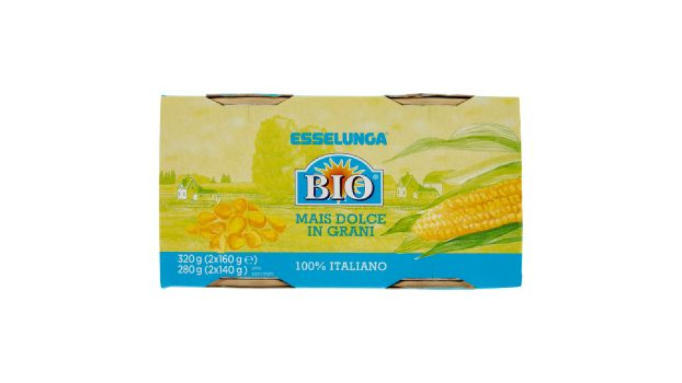 Esselunga Bio Mais dolce in grani 2 x 160 g