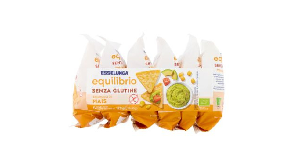 Esselunga Equilibrio Triangoli di mais senza glutine 6 x 20 g