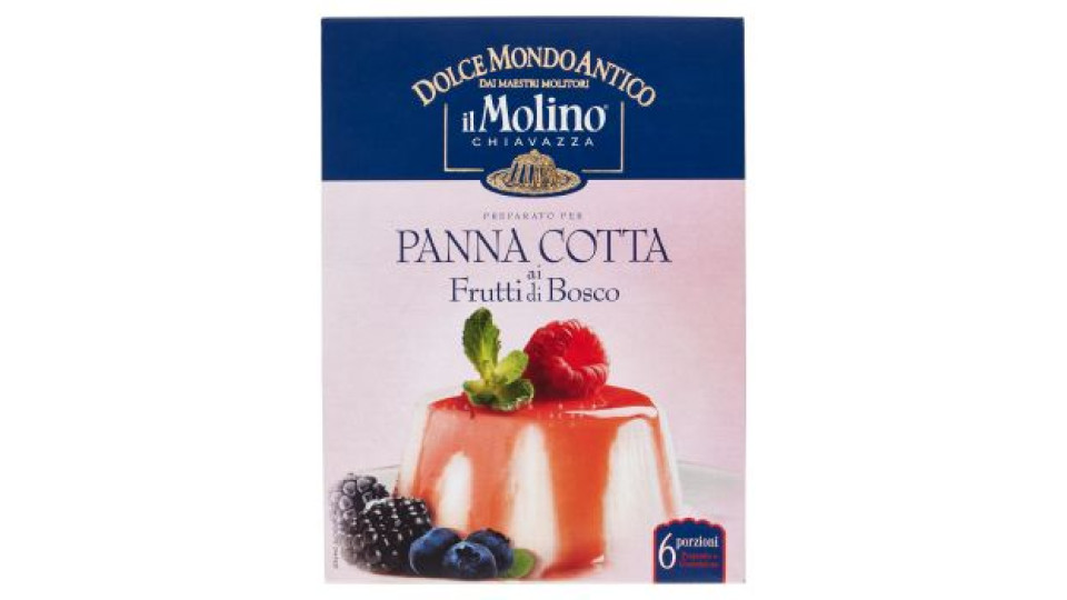 il Molino Chiavazza Dolce Mondo Antico Preparato per Panna Cotta ai Frutti di Bosco 100 g