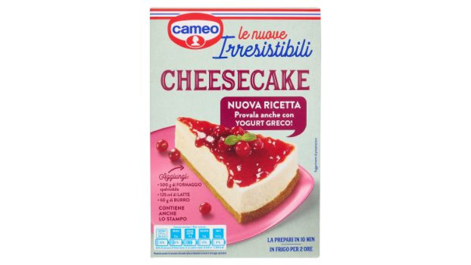 cameo le nuove Irresistibili Cheesecake 217 g