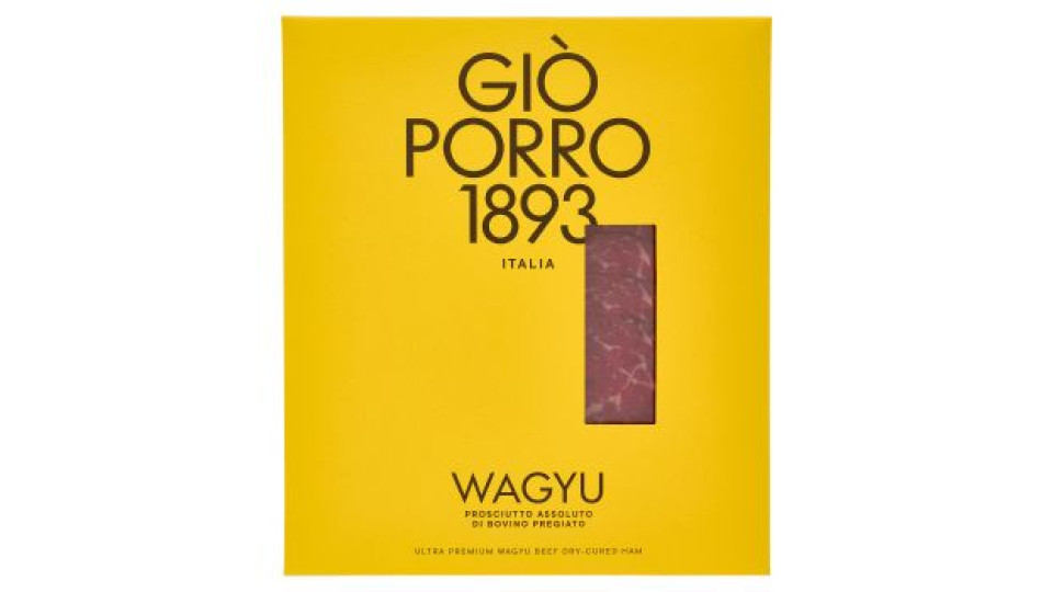 Giò Porro Wagyu Prosciutto Assoluto di Bovino Pregiato 70 g