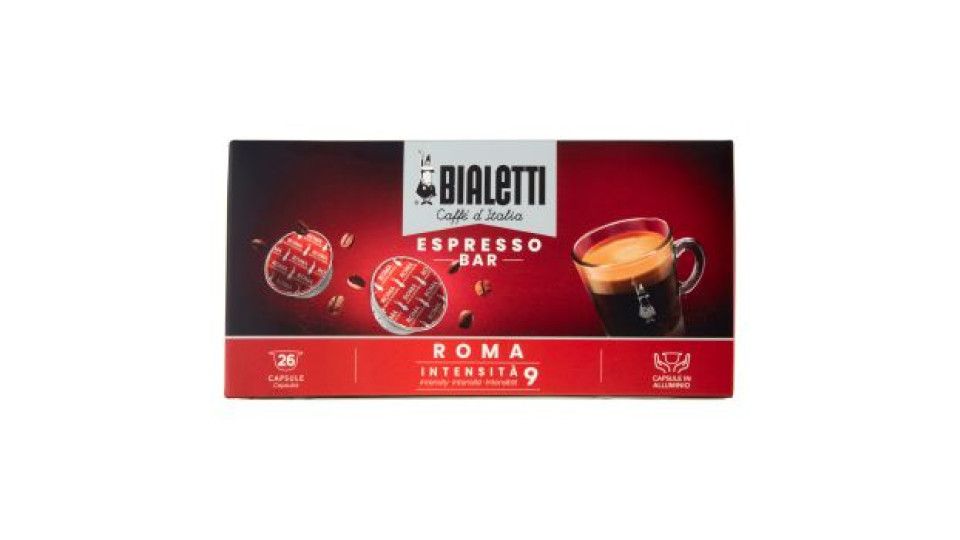 Bialetti Caffè d'Italia Espresso Bar Roma 26 Capsule 182 g