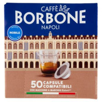 Caffè Borbone Miscela Nobile Capsule Compatibili con Macchine a Marchio Bialetti* 50 x 6 g