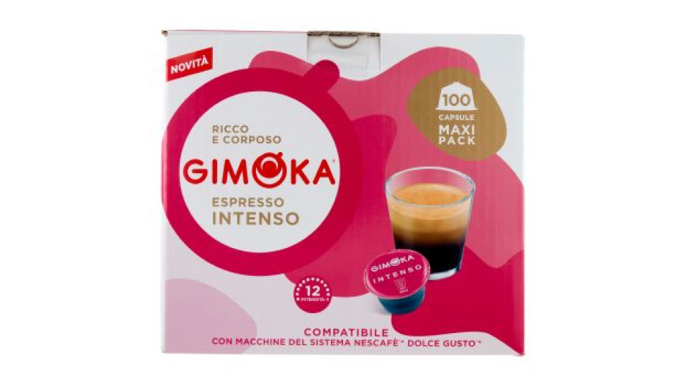 Gimoka Espresso Intenso Compatibile Nescafè* Dolce Gusto* 100 Capsule 700 g
