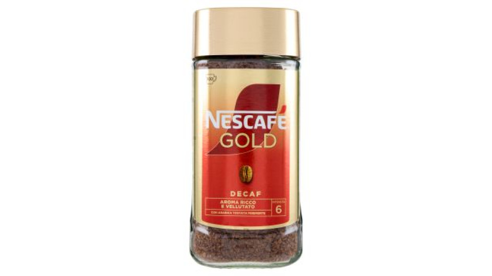 NESCAFÉ Gold Decaf Caffè Solubile Decaffeinato Barattolo 200g