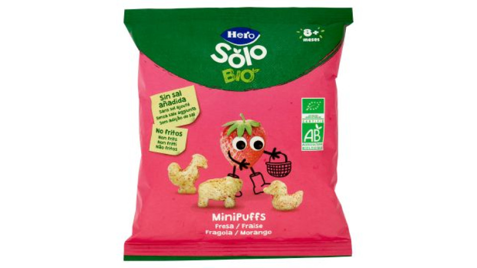 Hero Solo Bio MiniPuffs Fragola 18 g