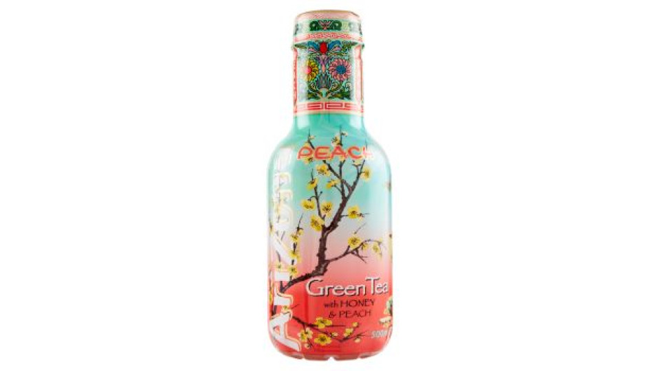 AriZona Green Tea with Honey & Peach 500 ml