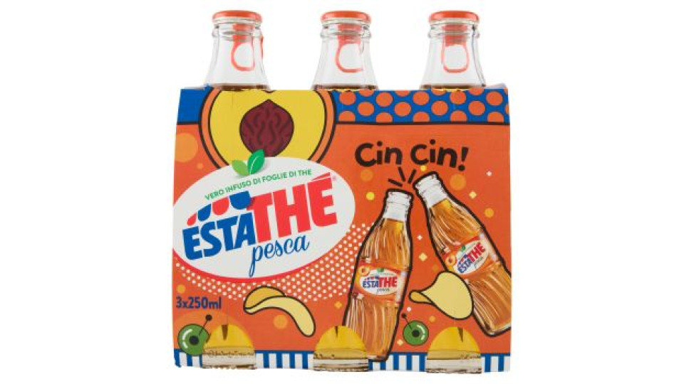 Estathé pesca 3 x 250 ml
