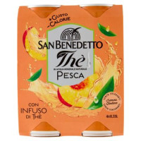 San Benedetto Thè Pesca lattina sleek 4 x 0,33 L