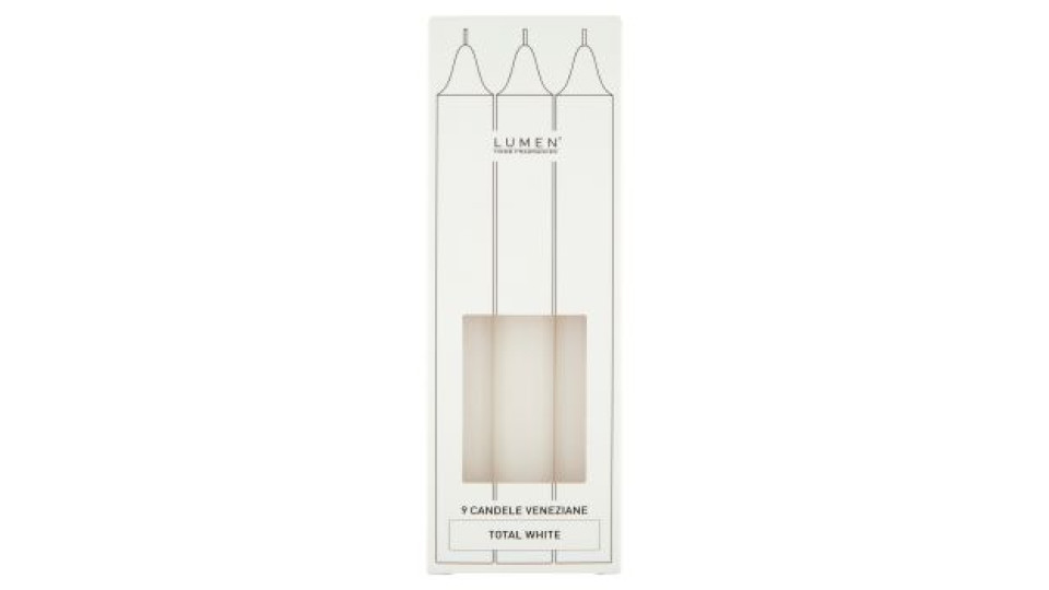 Lumen 9 Candele Veneziane Total White 9 x 50 g