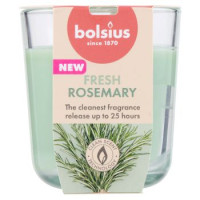 bolsius Candela profumata in bicchiere 80/73 25 h - Rosmarino