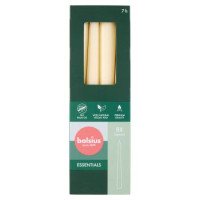 bolsius Candele a stelo 245/24 7h - Avorio confezione 8 pz