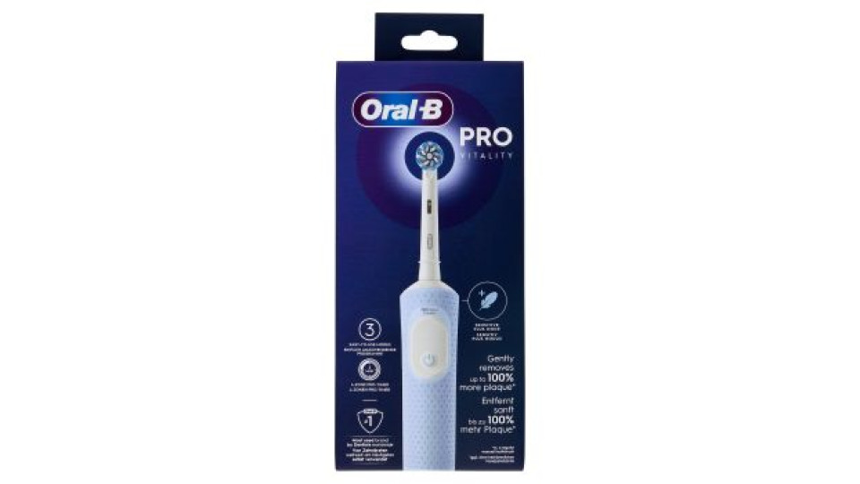 Oral-B Spazzolino Elettrico Denti Ricaricabile Pro Vitality Vapor Blue