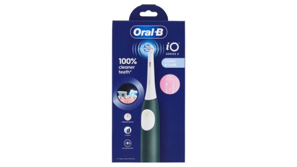 Oral-B iO Series 2 Spazzolino Elettrico Denti Ricaricabile Verde