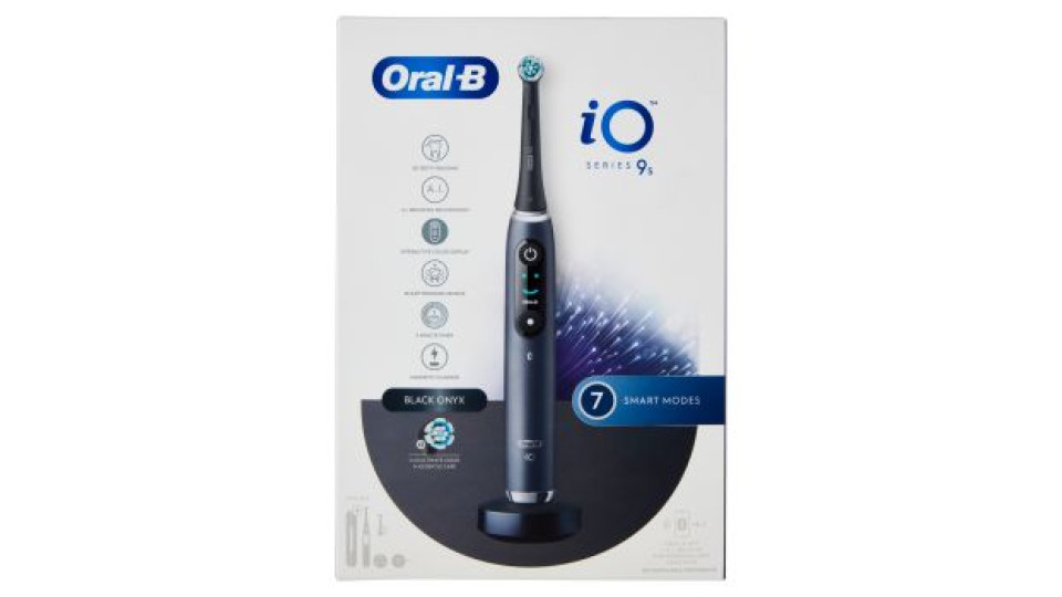 Oral-B iO Series 9s Spazzolino Elettrico Denti Ricaricabile Black Onyx