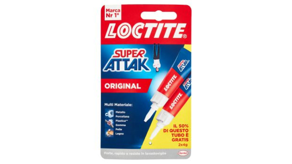LOCTITE Super Attak Original 2 x 4 g