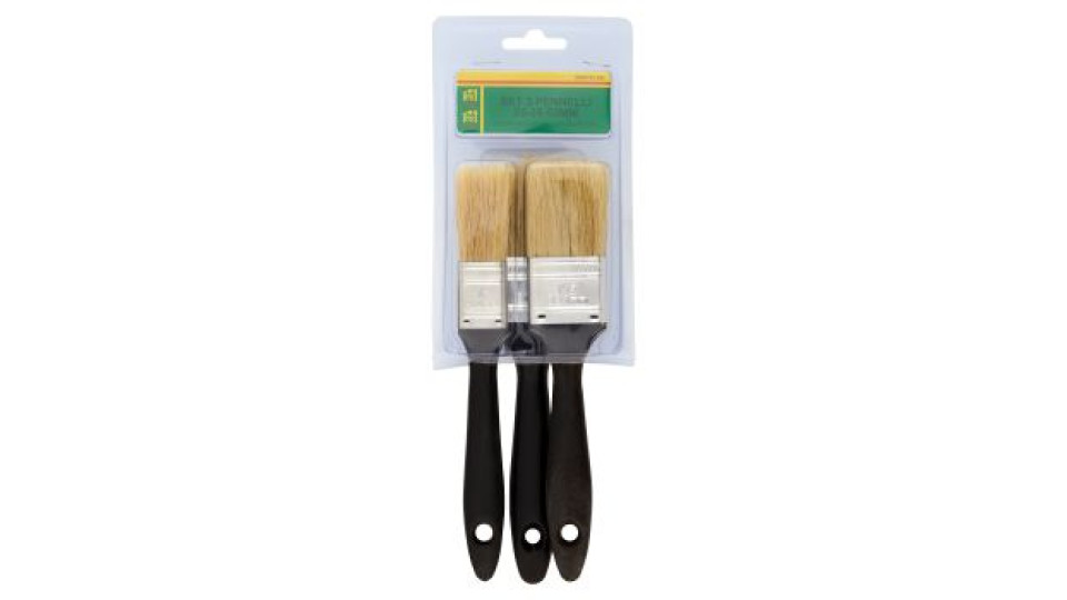 Fai hobby&casa Set 3 Pennelli 25-35-50mm