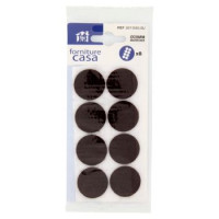 Fai forniture casa Feltrini Adesivi Ø28mm Marrone 8 pz