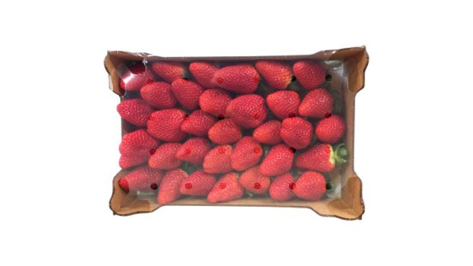 Fragole confezionate in cassetta 1 kg