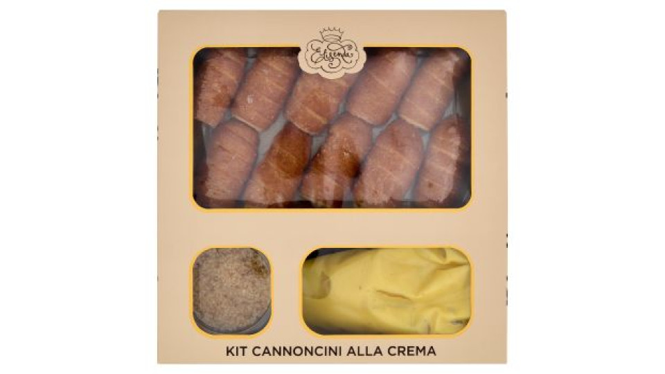 Elisenda Kit cannoncini alla crema 210 g