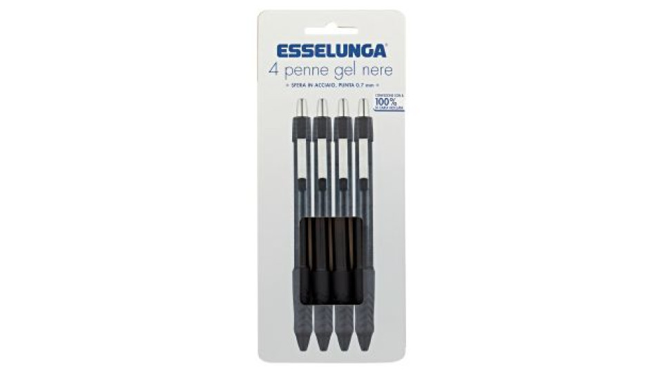 Esselunga Penne gel nere 4 pz