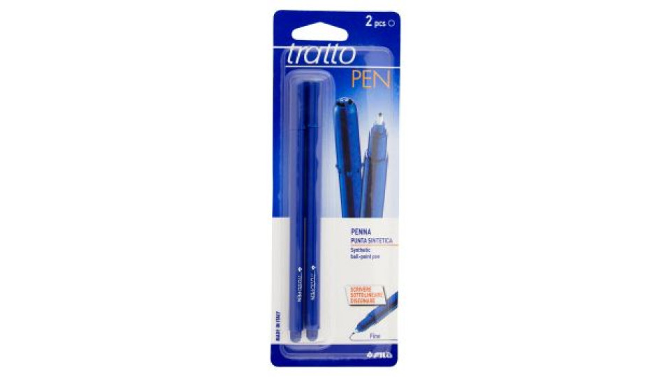 Tratto Pen fine 2 pcs blu