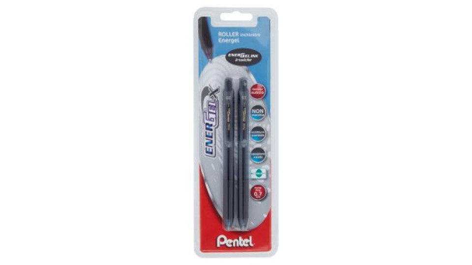 Pentel EnerGel x roller inchiostro Energel punta fine 0,7 mm