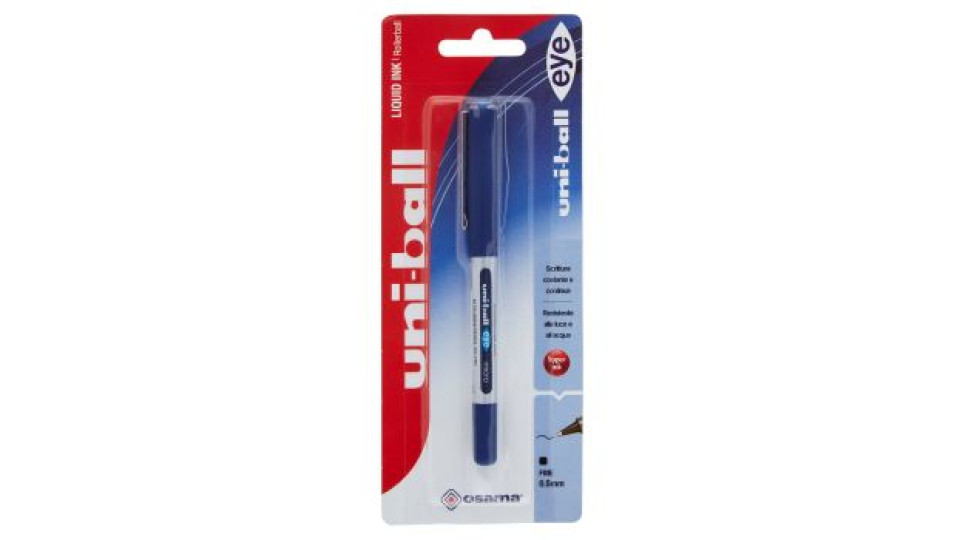 Uni-ball Eye liquid ink/rollerball fine 0.5 mm blue