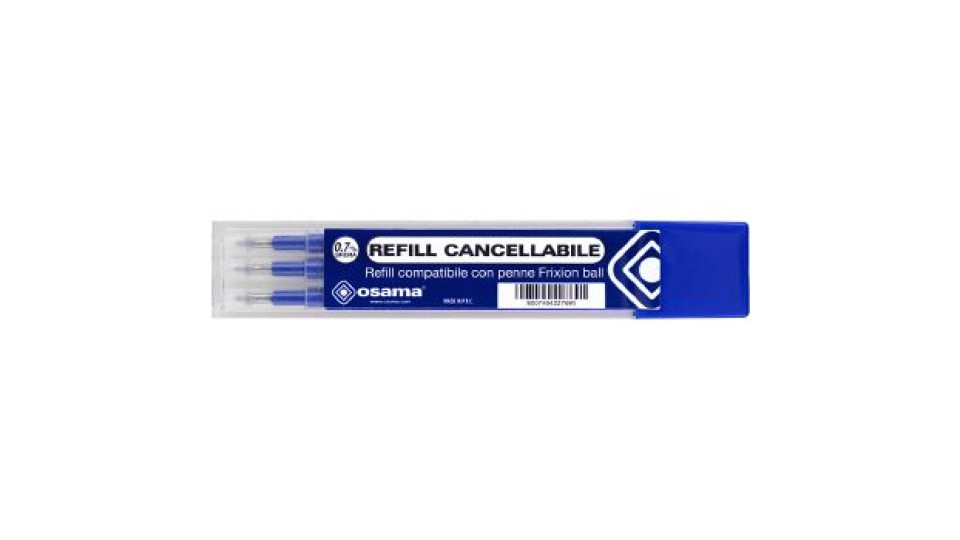 osama Ri-Scrivi Gel Ink Cancellabile 0.7 m/m Sfera