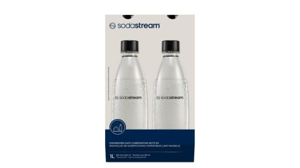 Sodastream, 2 bottiglie fuse