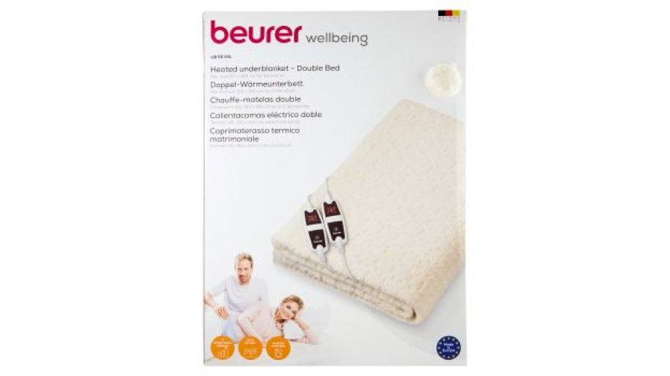 beurer wellbeing Coprimaterasso termico matrimoniale UB 56 XXL