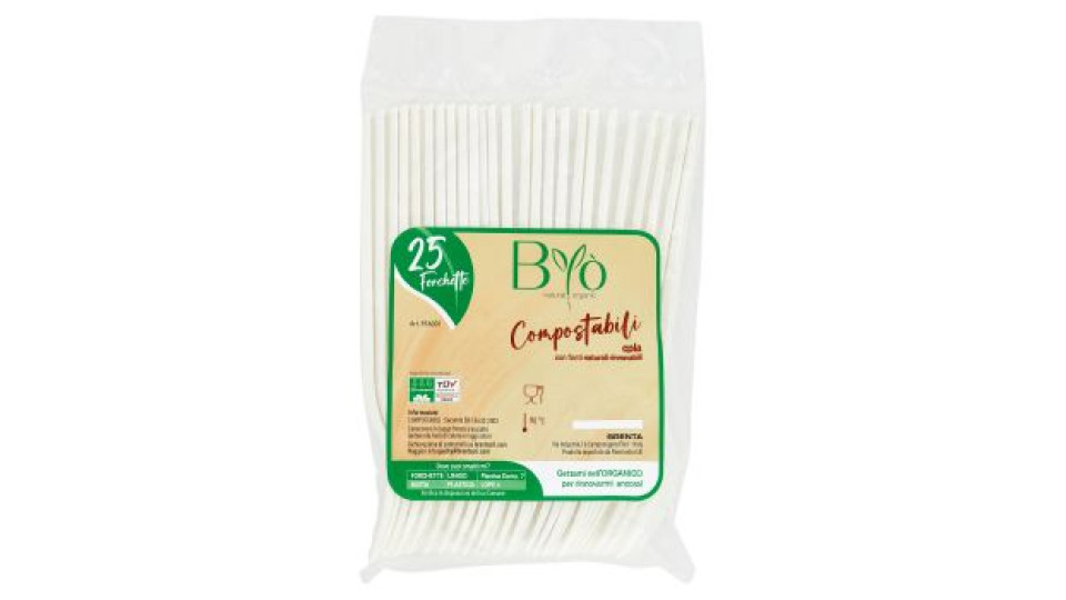Biò Forchette Compostabili 25 pz