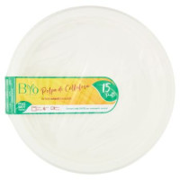 Biò Piatti Polpa di Cellulosa 15 pz
