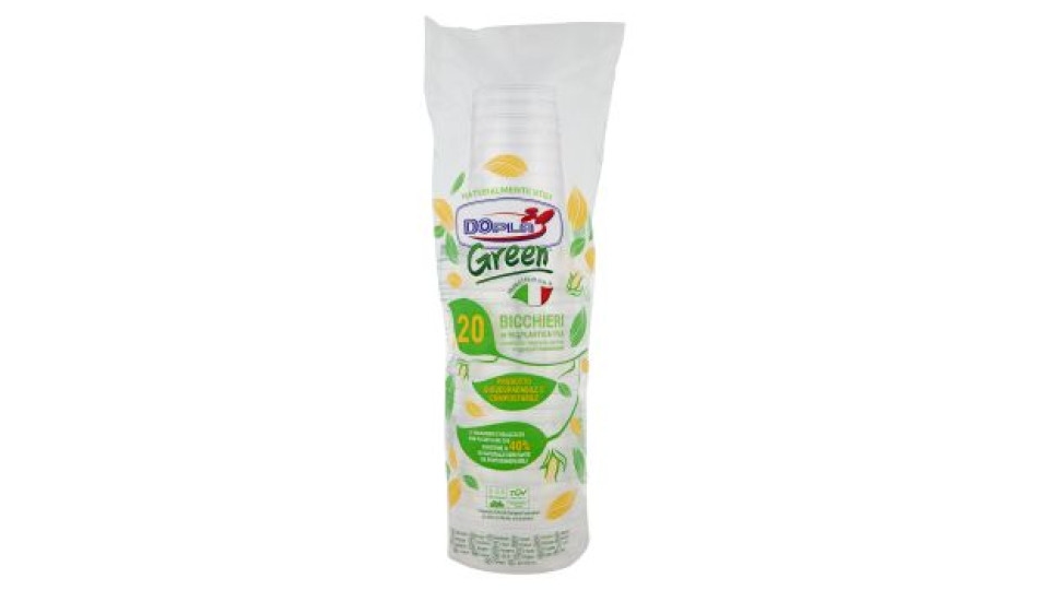 DOpla Green Bicchieri 390ml 20 pz